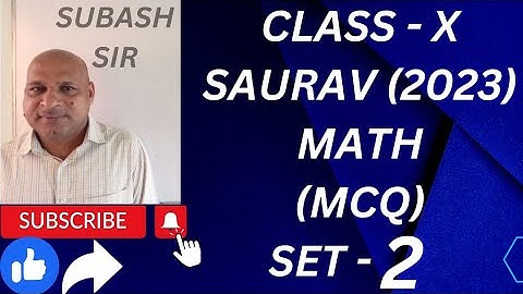 BSE,CLASS-10, MATH, SAURAV, SET-2,SA-2,2023,(29 to 48)
