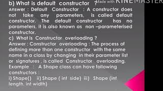 CLASS 10 COMPUTER APPLICATIONS CHAPTER 11 CONSTRUCTOR PROGRAMMING, PART  6