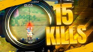 MY FIRST TIME FREE FIRE 15 KILLS INSANE GAMEPLAY screenshot 3