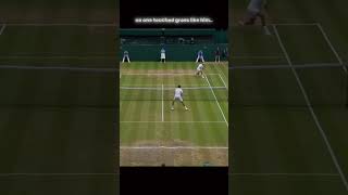 No one touched grass like him #tennis #wimbledon