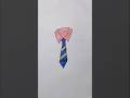 Neck Tie 👔 Easy Drawing For Kids #neck #necktie #kidstvforfun #shorts #trending #viralshorts