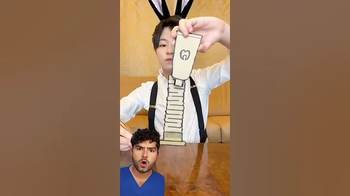 ASMR Cardboard Brushing TEETH !?