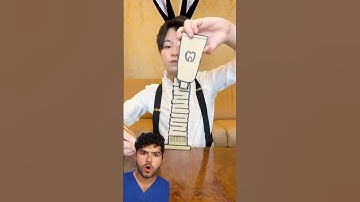 ASMR Cardboard Brushing TEETH !?