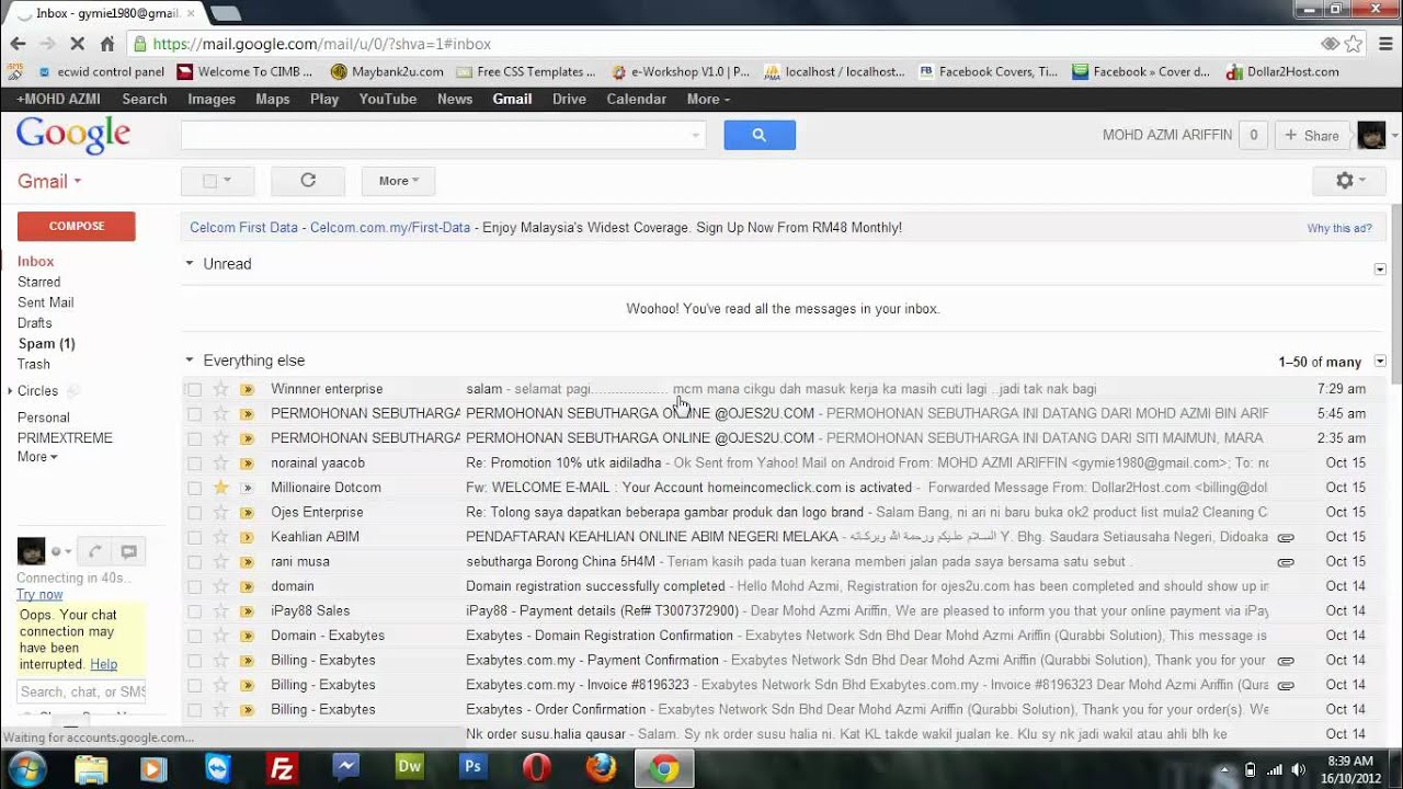 Create new gmail account cipta akaun gmail baru mp4 youtube