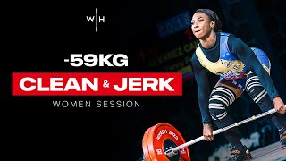 W-59kg Clean & Jerk | World Weightlifting Championships 2023