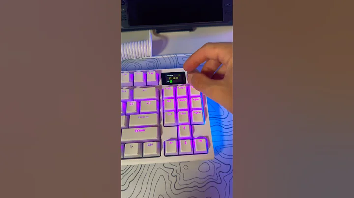 Attack Shark K86 Keyboard with LCD Screen! 🦈⌨️ #setup #pcgaming #tech