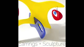 Earrings Sculpture By Atomic Mobiles
