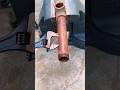 Check out the small tips on how to open a round pipe #shortvideo #weldingtricks