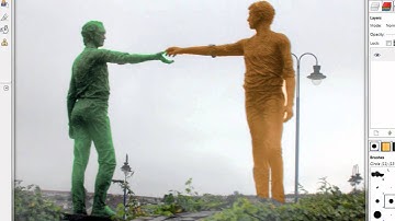 GIMP   Using Scissors Selection and Color Filter