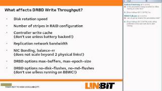 Celebrity DRBD performance tuning Wealth