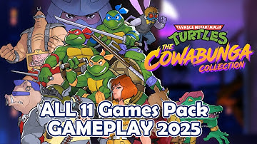 TMNT 1 Arcade Teenage Mutant Ninja Turtles turtle in time 2 Arcade TNMN TMNT 4 Gameplay