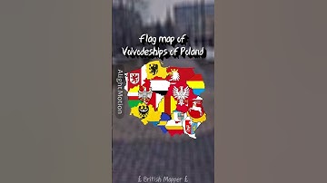 Flag map of Voivodeships of Poland #education #geography #educational #europe #map #mapping #mapper