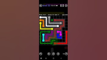 How To Solve Flow Free 10x10 Mania Level 53 Hard Board Walk Through Solution Walkthrough