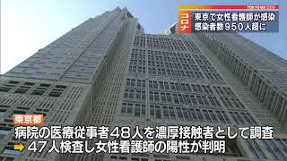 新型コロナ　国内感染者950人以上に