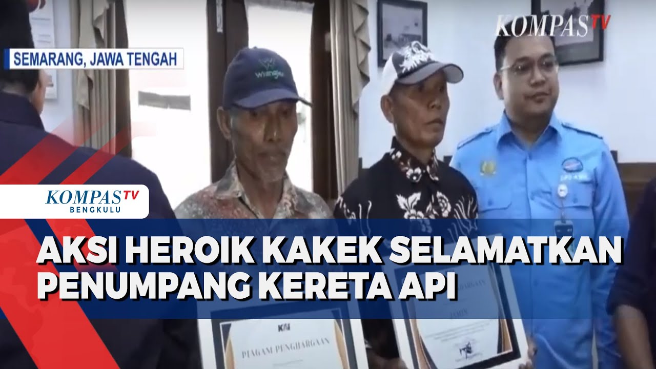 Aksi Heroik 2 Kakek di Blora Selamatkan 800 Penumpang Kereta Api