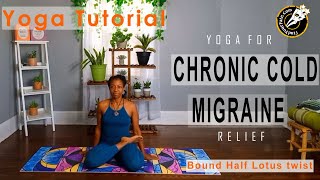 How to do Bound Half Lotus twist? - YOGA Tutorial - Video-2