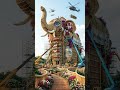 Bamboo Elephant Garden Masterpiece 🐘🌸 | Stunning Floral Art Creation