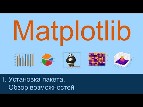 Видео: Что такое импорт Matplotlib Pyplot как PLT?