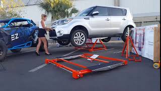 How easy is to tilt vehicle with  AUTOLift3000