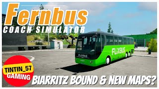 FERNBUS SIMULATOR | BIARRITZ BOUND & NEW MAPS? | PS5 GAMEPLAY #FernbusSimulator screenshot 3