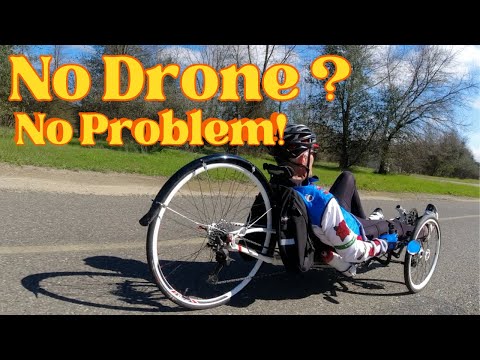 First Recumbent Trike Ride with a Faux Drone! Taking The ICE VTX Trikes for a Ride on the ARBT