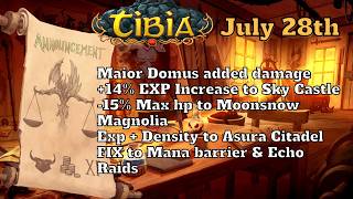 Tibia Balancing, Fixes and Changes - July 28
