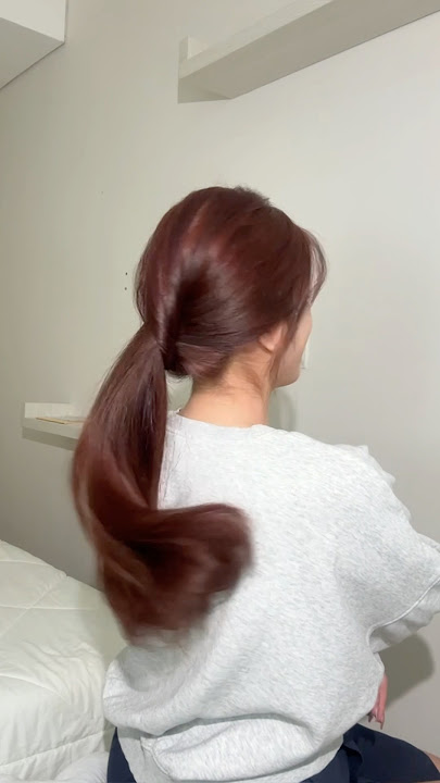 Ponytail without hair tie ? Wdyt ??