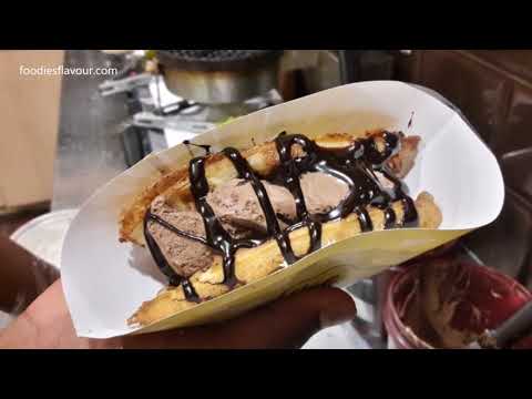 Chocolate Ice Cream Waffle | Chocolate Overload Dark Waffle | @ The Belgian Waffle Co