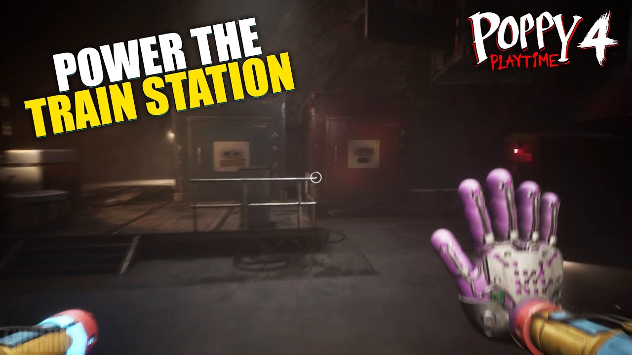 Poppy Train How to Power Up the Train in Poppy Playtime Chapter 4 - YouTube
