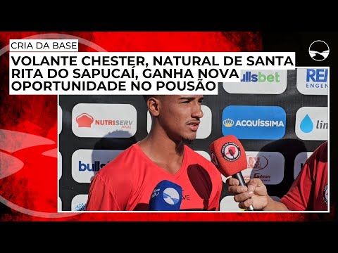 Cria da base: Volante Chester, natural de SRS, ganha nova oportunidade no Pousão