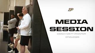 Coach Matt Painter Media Session | Purdue Men's Basketball