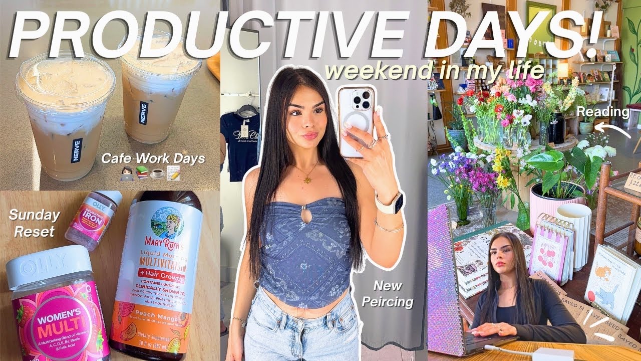 PRODUCTIVE SPRING VLOG✨ Sunday Reset, Days In My Life, Early Mornings & Reading!