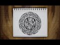 Relaxing Circular Doodle Art for Beginners 🎨 Full Tutorial