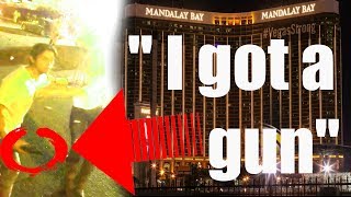2nd Man with gun Las Vegas Route 91  CAUGHT ON CAMERA HARVEST FEST