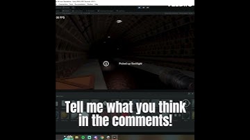 I updated the flashlight in my horror game! #shorts