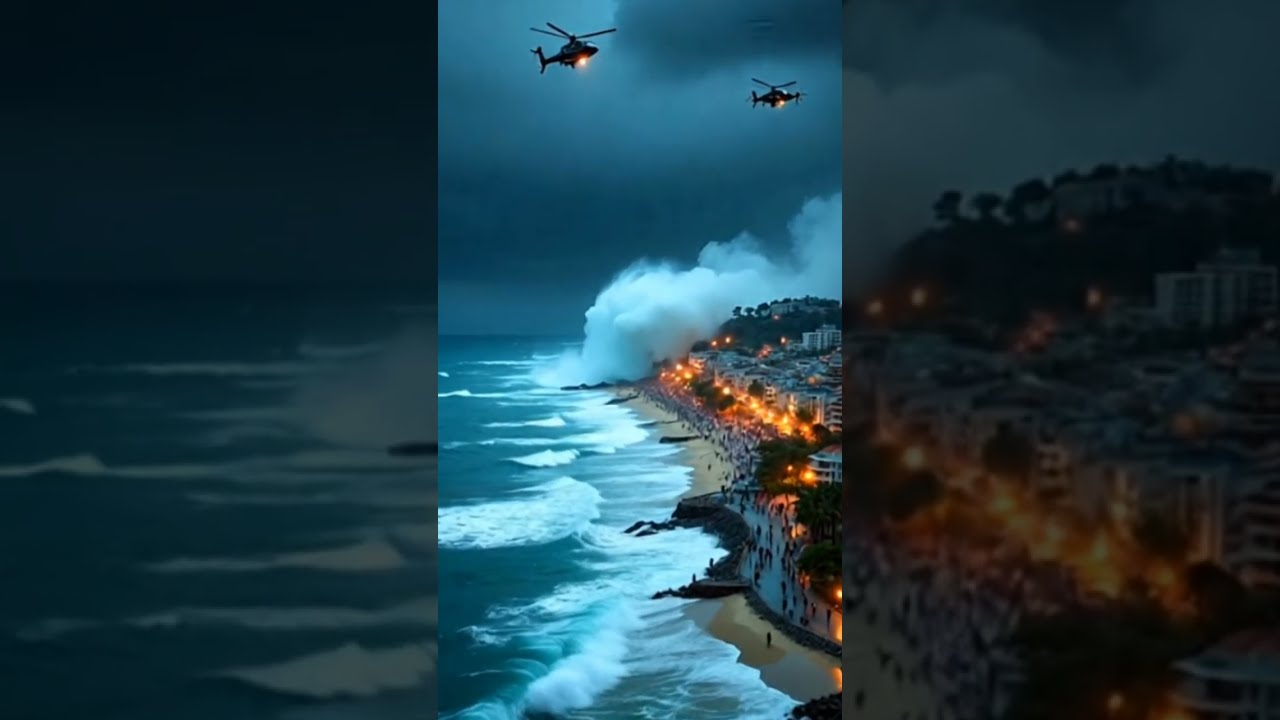 Wall Of Water Massive Tsunami Destroys Everything In Its Path Shocking Footage Revealed 
