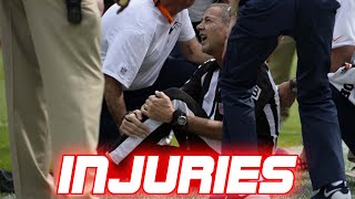 NFL Non-Players Getting Injured (Referees, Coaches, Cameramen)