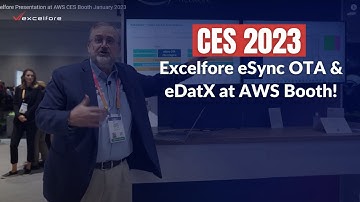 Excelfore at CES 2023: eSync OTA & eDatX Data Platforms at AWS Partner Pavilion
