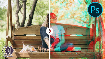 How To Create Color Anaglyph Effect In Adobe Photoshop | Part 2 | Salman