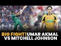 Big fight  umar akmal vs mitchell johnson  pcb  ma2a