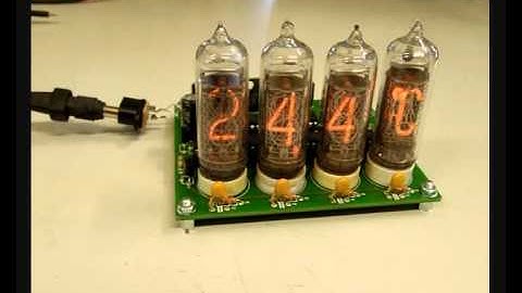 Elektor Nixie Tube Thermometer/Hygrometer
