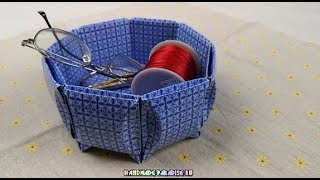 Как из покерных карт сложить корзинку