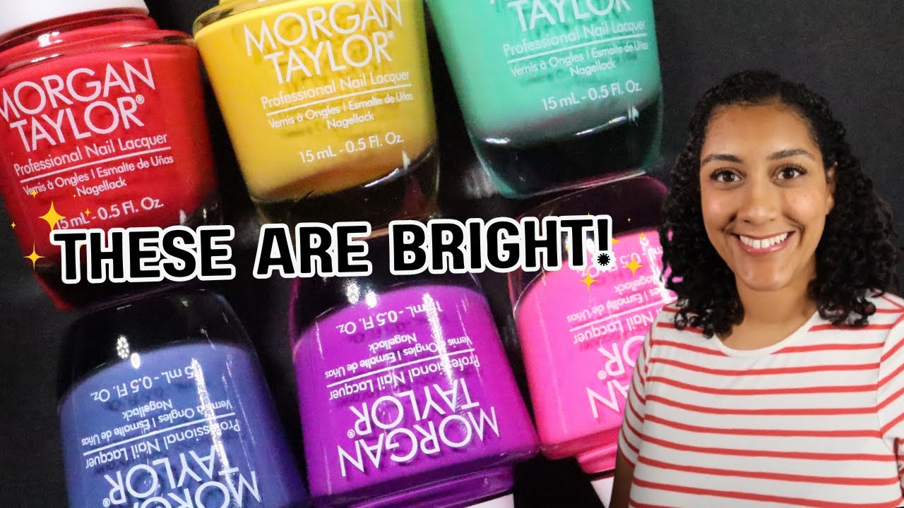 Morgan Taylor Summer 2025 | Nail Polish Swatch, Review, and Comparisons | Polish with Rae