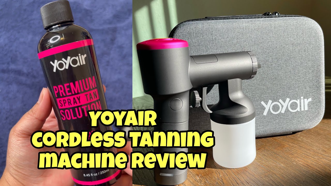 UNBOXING & TRY-ON YOYAIR CORDLESS TANNING MACHINE 2023