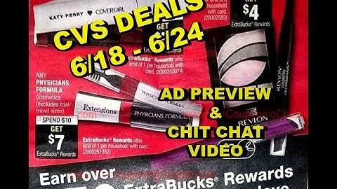 CVS ...6/18 - 6/24:  FULL AD PREVIEW & CHIT CHAT VIDEO!