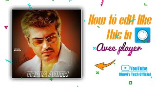 How to edit a avee player template | Trending #avee_player_template | Bhuvi's Tech Official screenshot 1