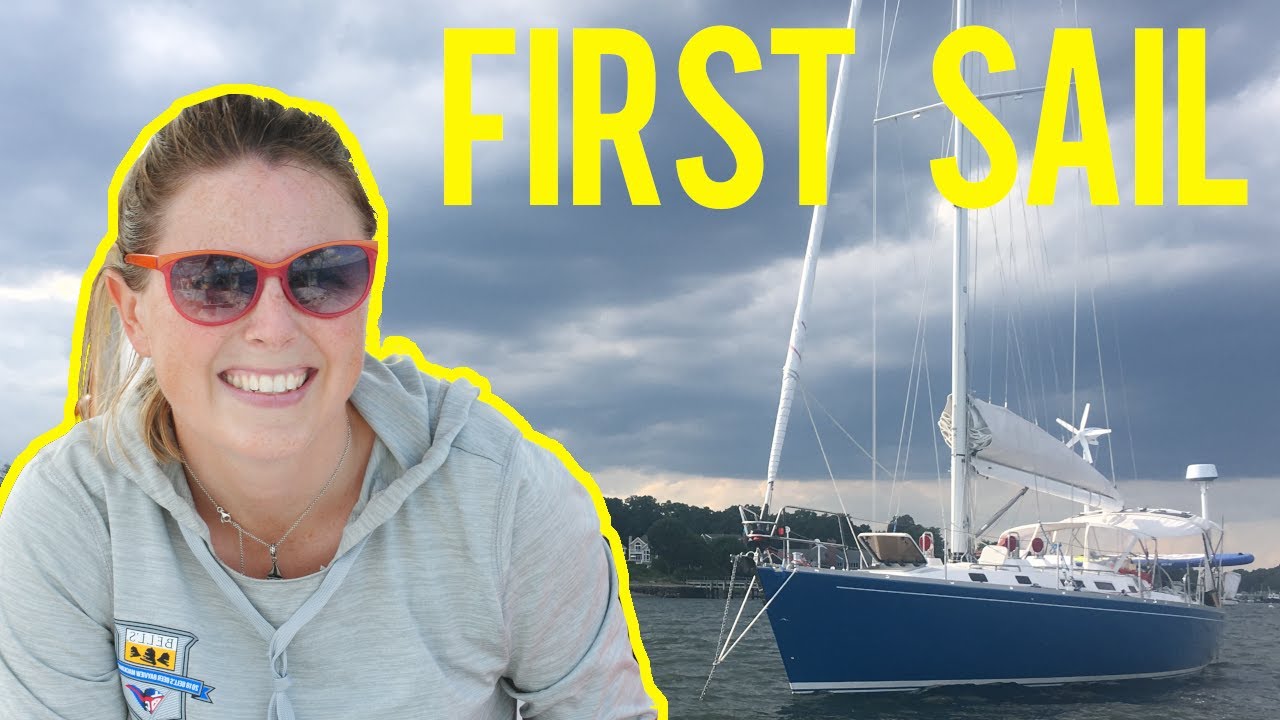 Kate Reacts to Her First Time OCEAN SAILING on Our New Boat [Ep. 2]