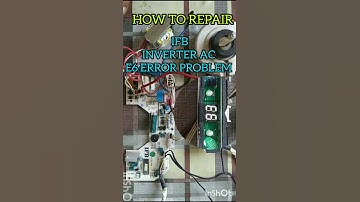 E6 ERROR PROBLEM IN IFB INVERTER AC. #ifb #airconditioner #pcbrepair #shortvideo #shorts
