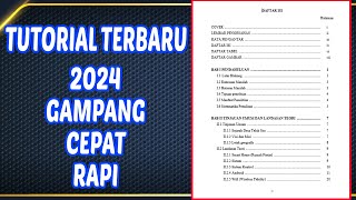 Cara Membuat Daftar Isi PROPOSAL SKRIPSI Otomatis, Mudah dan Rapi | 2024