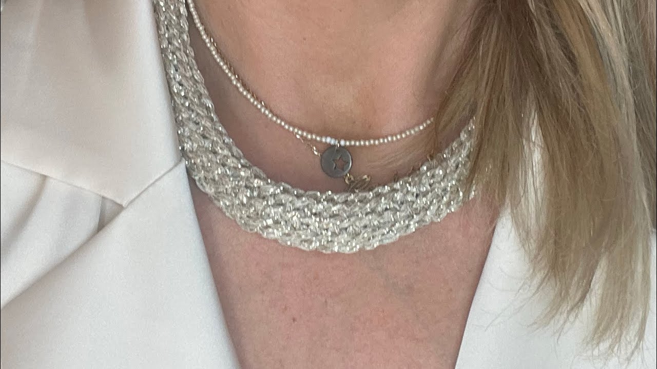 Collana uncinetto, collier uncinetto tutorial breve